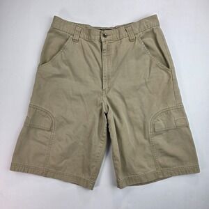 Vintage 1990s Women's Levi's Silver Tab Khakis Cargo Shorts Size 18